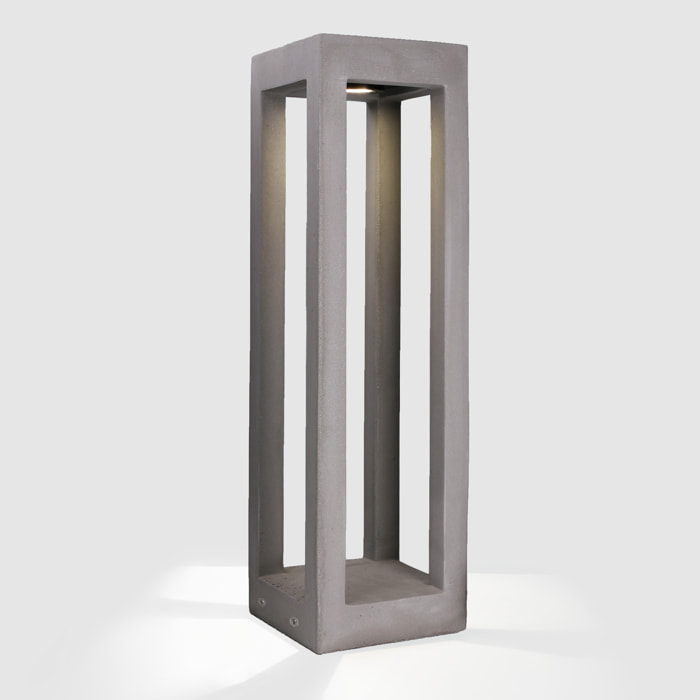 Forlight Baliza Ip65 Box 700Mm Led 5,8W 4000K Cemento 115Lm