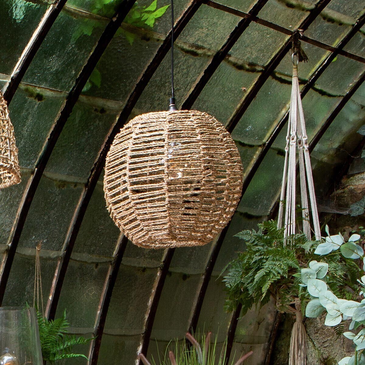 Suspension "Rana" - rotin D33 cm