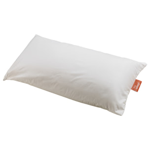 Almohada de Fibra Firmeza Media-Alta, Alta transpirabilidad, Tejido y Fibra de Origen Reciclado, Hipoalergénica, Ideal Dormir de Lado y Cambio de Postura DRUMS · WHAT THE SLEEP