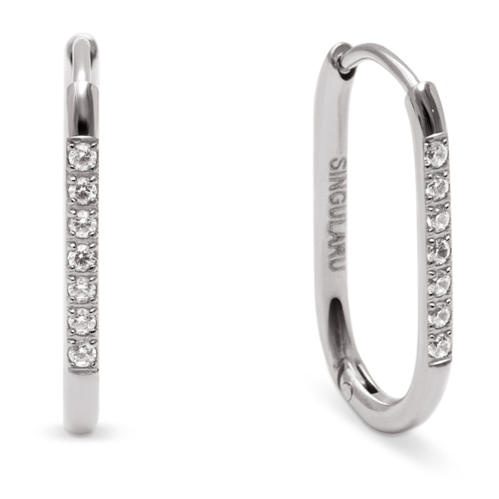 Boucles d'Oreille Bibi Acier