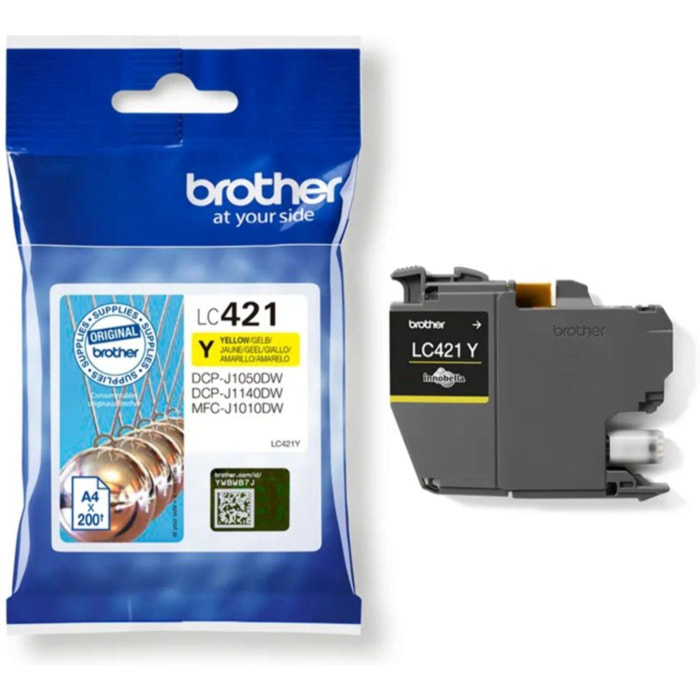 Cartouche d'encre BROTHER Jaune LC421