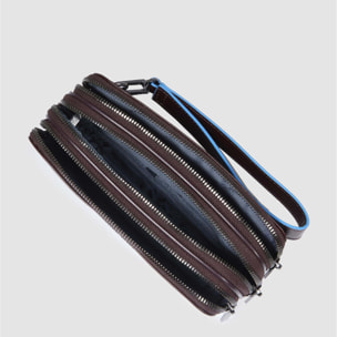 Piquadro Pochette uomo a tre scomparti