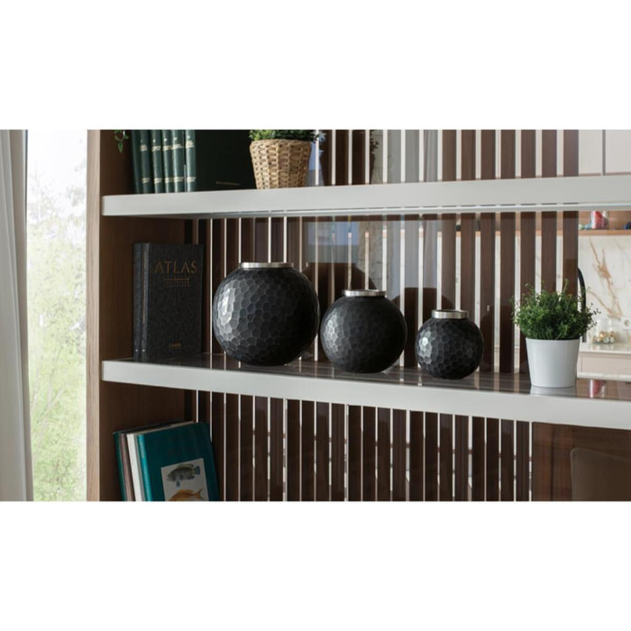 3 vases décoratifs - 25 x25 diametro
