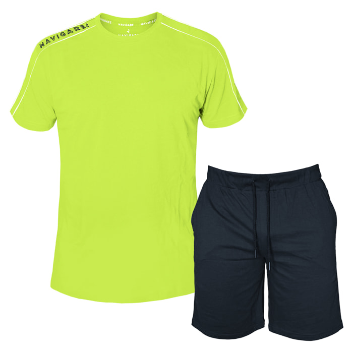 Set Completo Uomo NAVIGARE Cotone Manica Corta