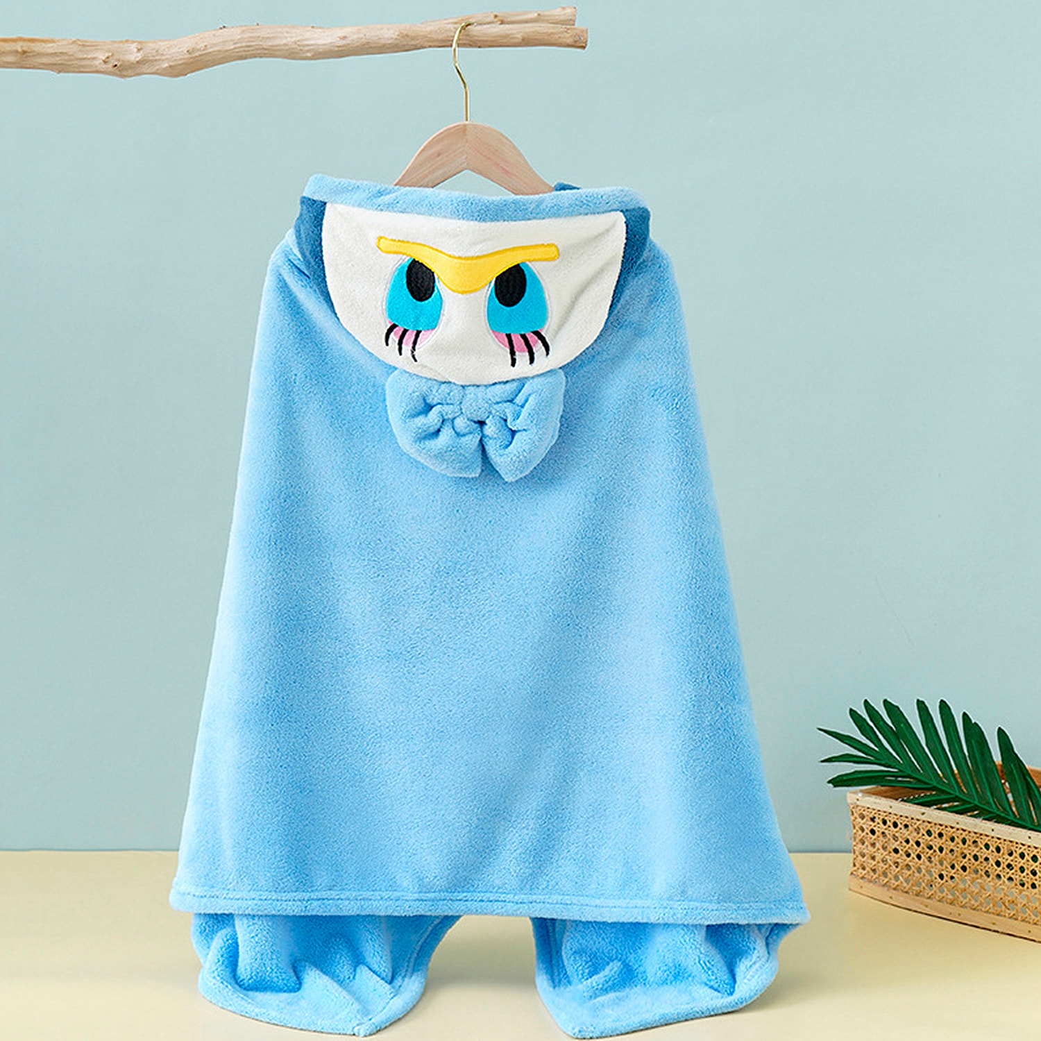 Asciugamano per bambini con design anatroccolo.