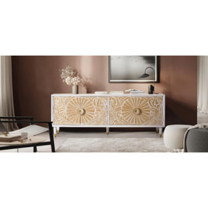 Mueble tv - madera de mango - 65x170x40cm