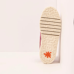 Zapatillas 1777 SNAKE FUXIA-CREAM/BELLEVILLE color Fuxia-cream