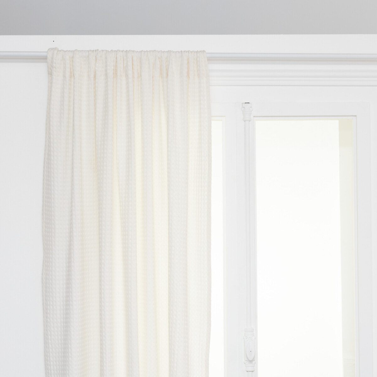 Rideau "Widdy" 130x260cm blanc ivoire
