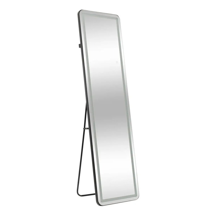 Miroir LED Blacklight rectangulaire 40x150cm argent