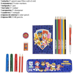 Set Papelería Coloreable Paw Patrol