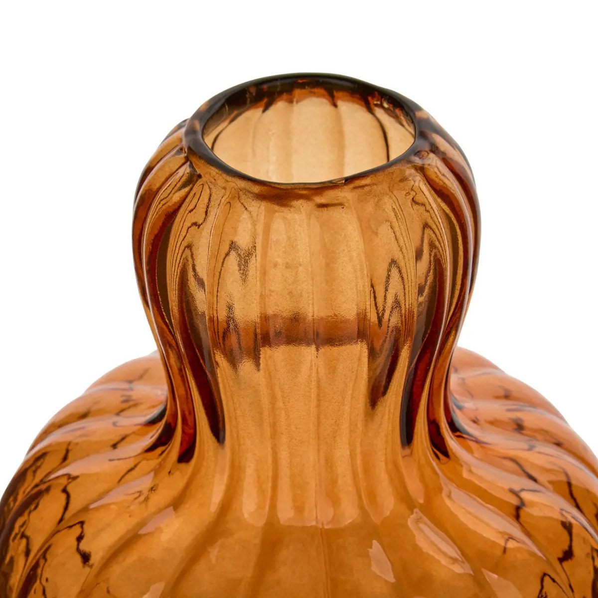 Vase Lisière H.19,5cm vert