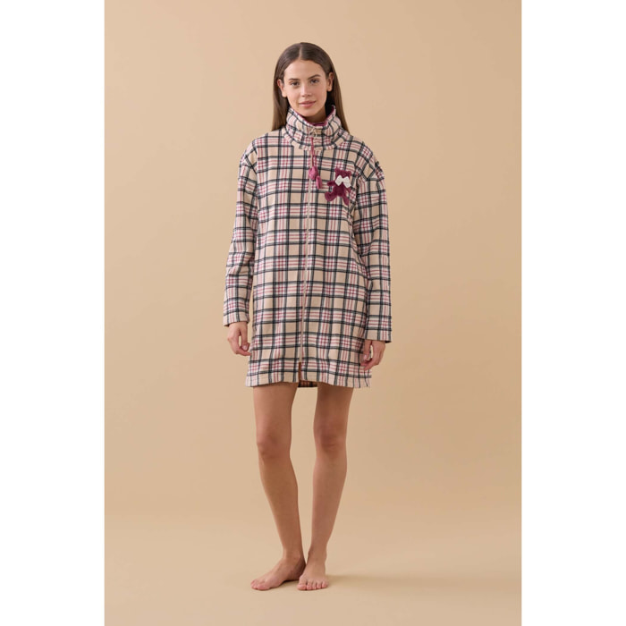 Vestaglia donna micropile scots Noidinotte