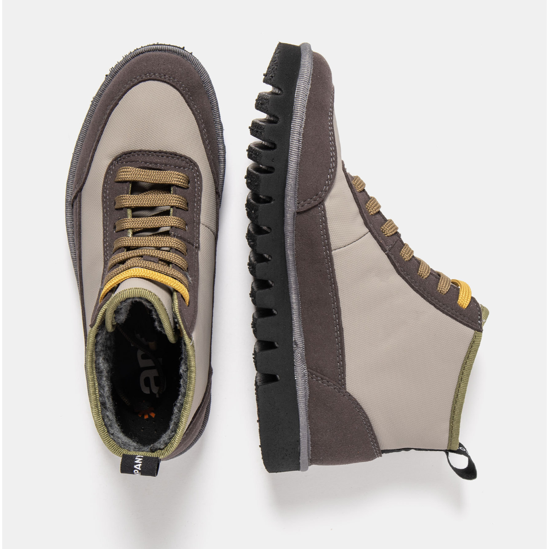 Botines 1585 RUBBER NYLON GREY-ANTRACITA/ONTARIO color Grey-antracita