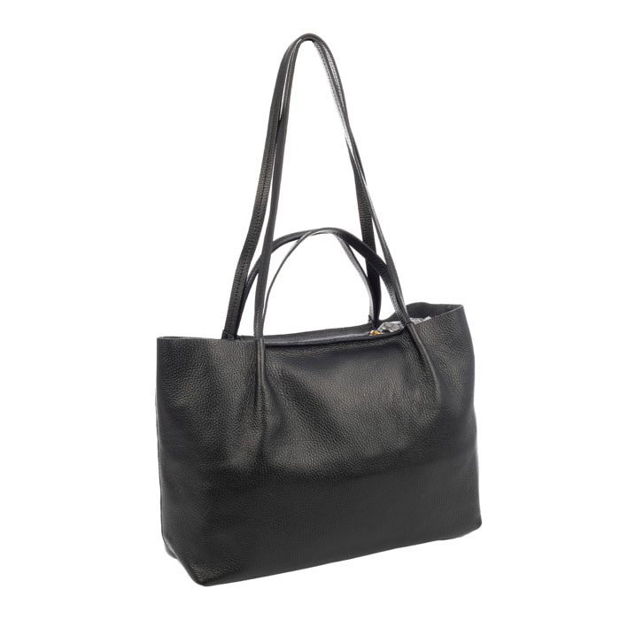 Battaglia Bolso tote Mujer. Piel auténtica Dollaro.