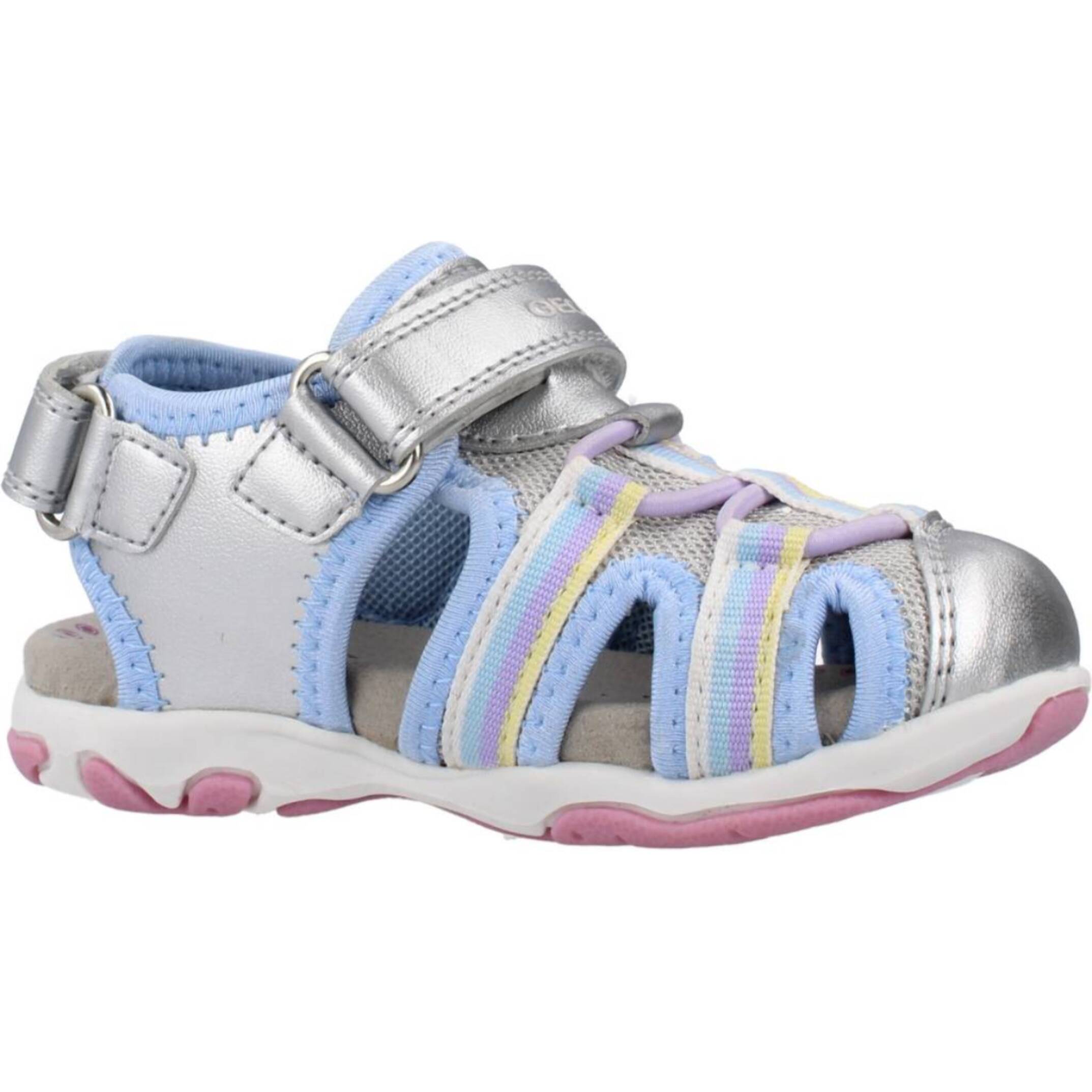 Sandalias Niña de la marca GEOX  modelo B SANDAL FLAFFEE GIR GRIS