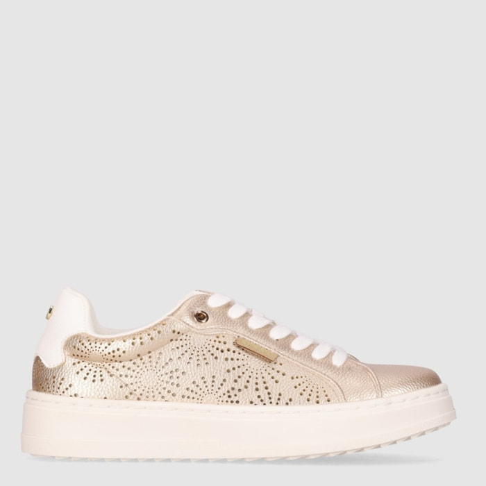 Deportivos - Oro - Tacón: 5 cm