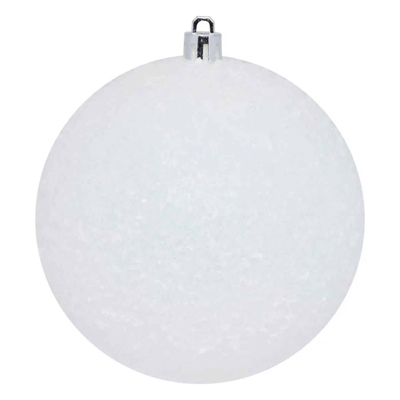 Lot de 4 boules D.10cm polystyrène recyclé blanc