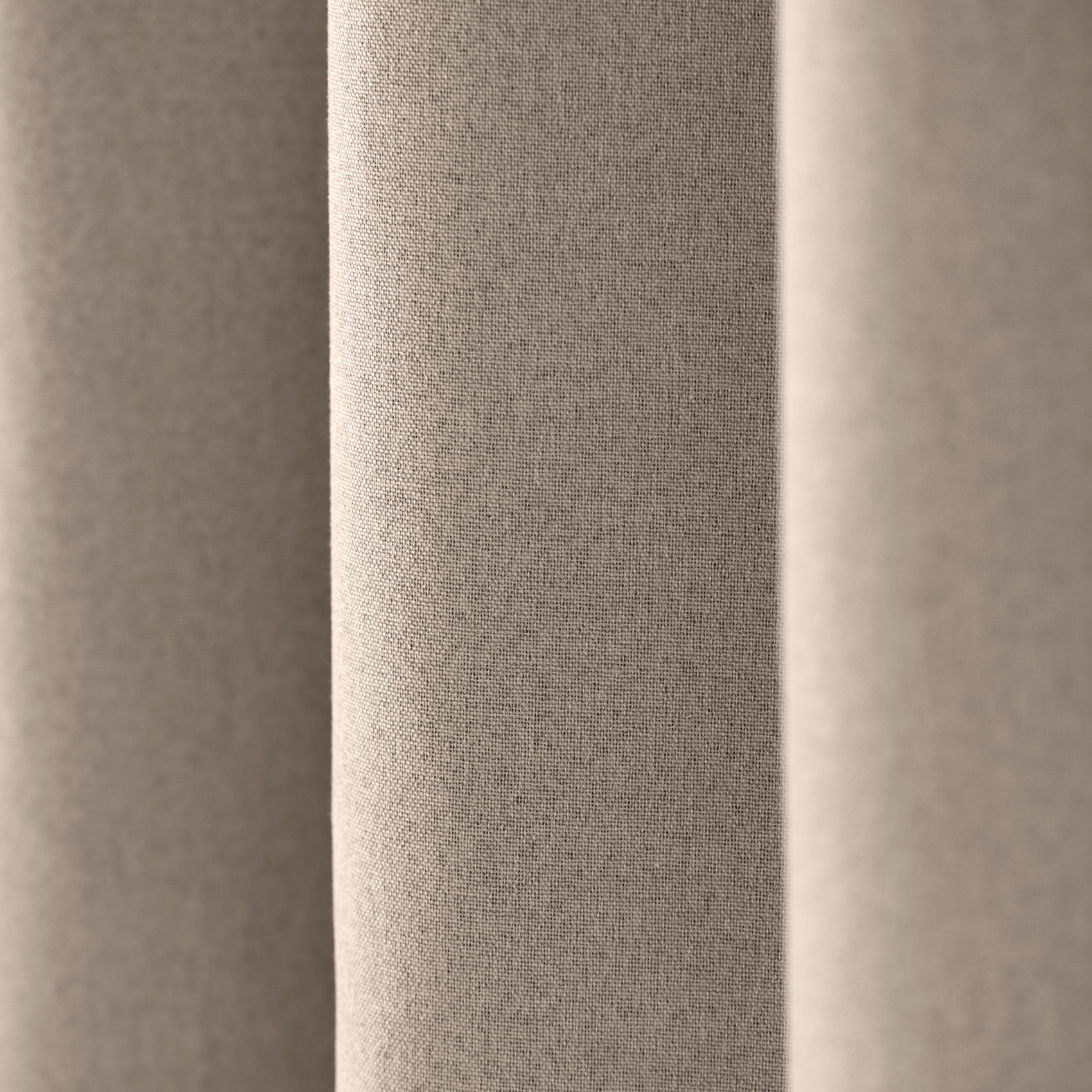 Rideau 100% occultant thermique phonique chiné - Taupe