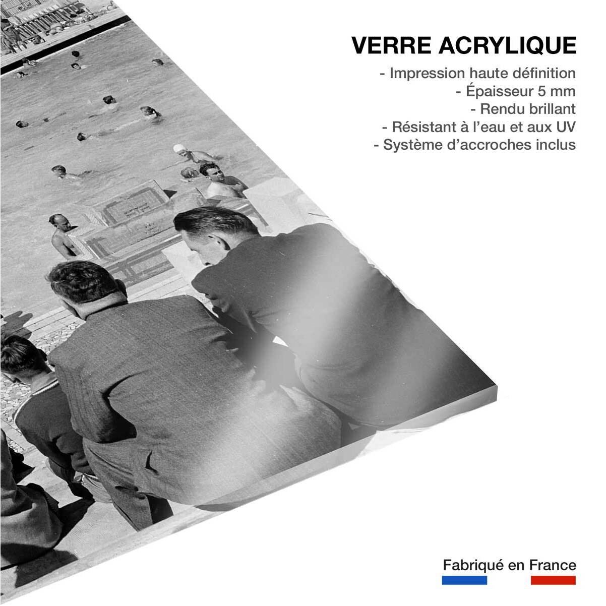 Photo ancienne Le Touquet Paris Plage Tableau plexiglas