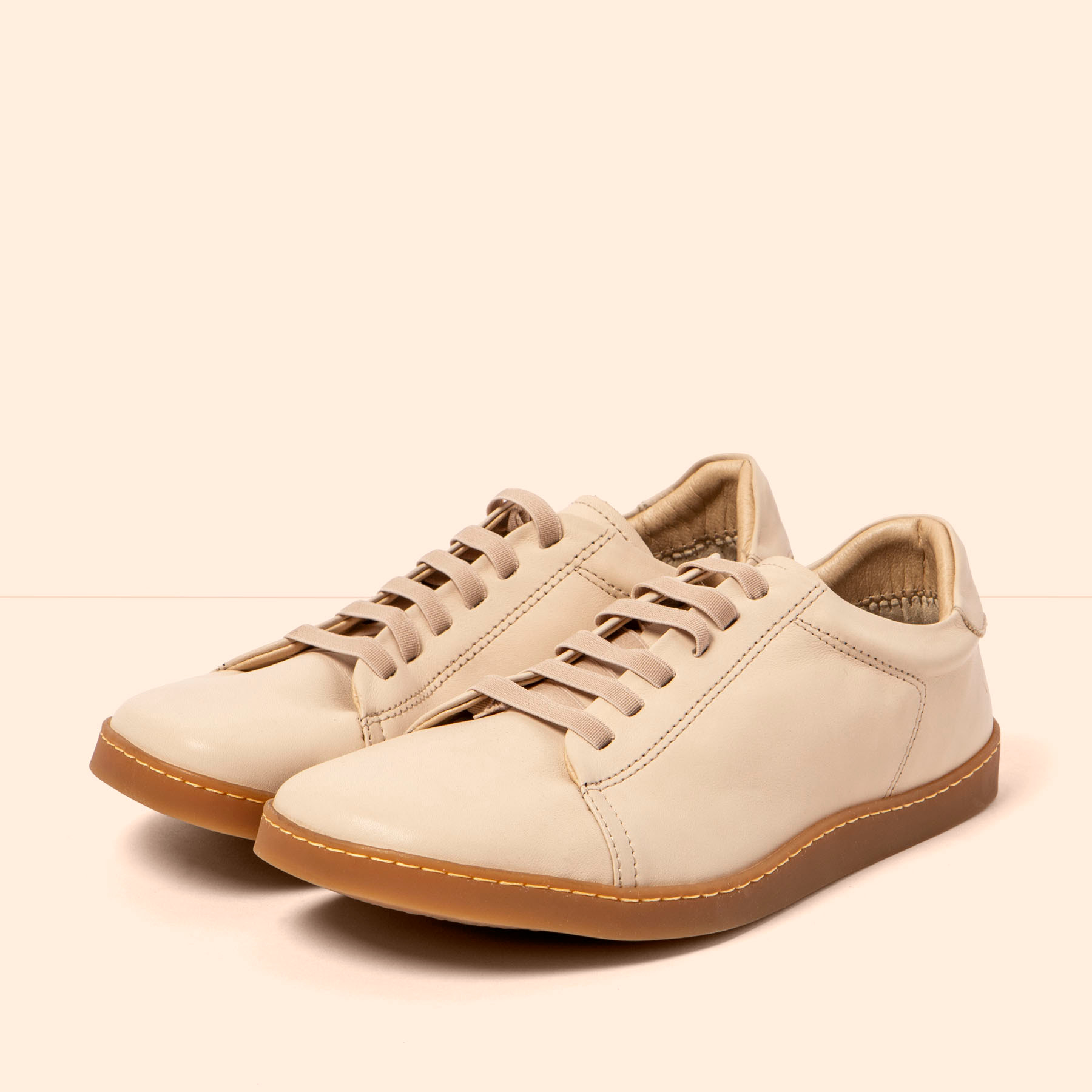 Zapatos N5910 SOFT NAPPA CREAM/ ORIGEN color Cream