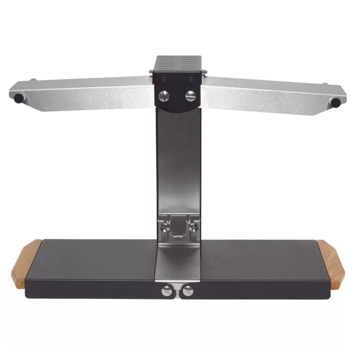 Appareil à raclette - Brézière® PREMIUM - Noir - Poignées bois - Couteau inclus