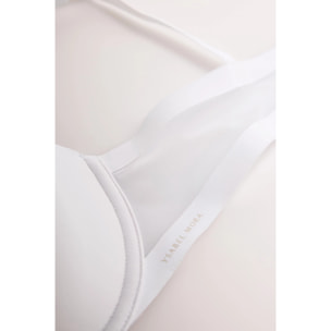 Reggiseno con ferretto e imbottitura Bianco