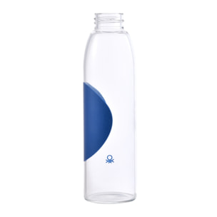 Botella de agua 500ml borosilicato tapa azul de grifo rainbow be