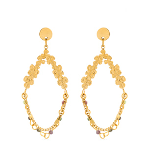 Pendientes Lux by Lux acabadoss oro 18k