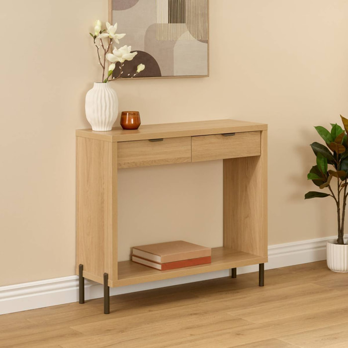 Console Alvo rectangulaire 32x92,5cm beige