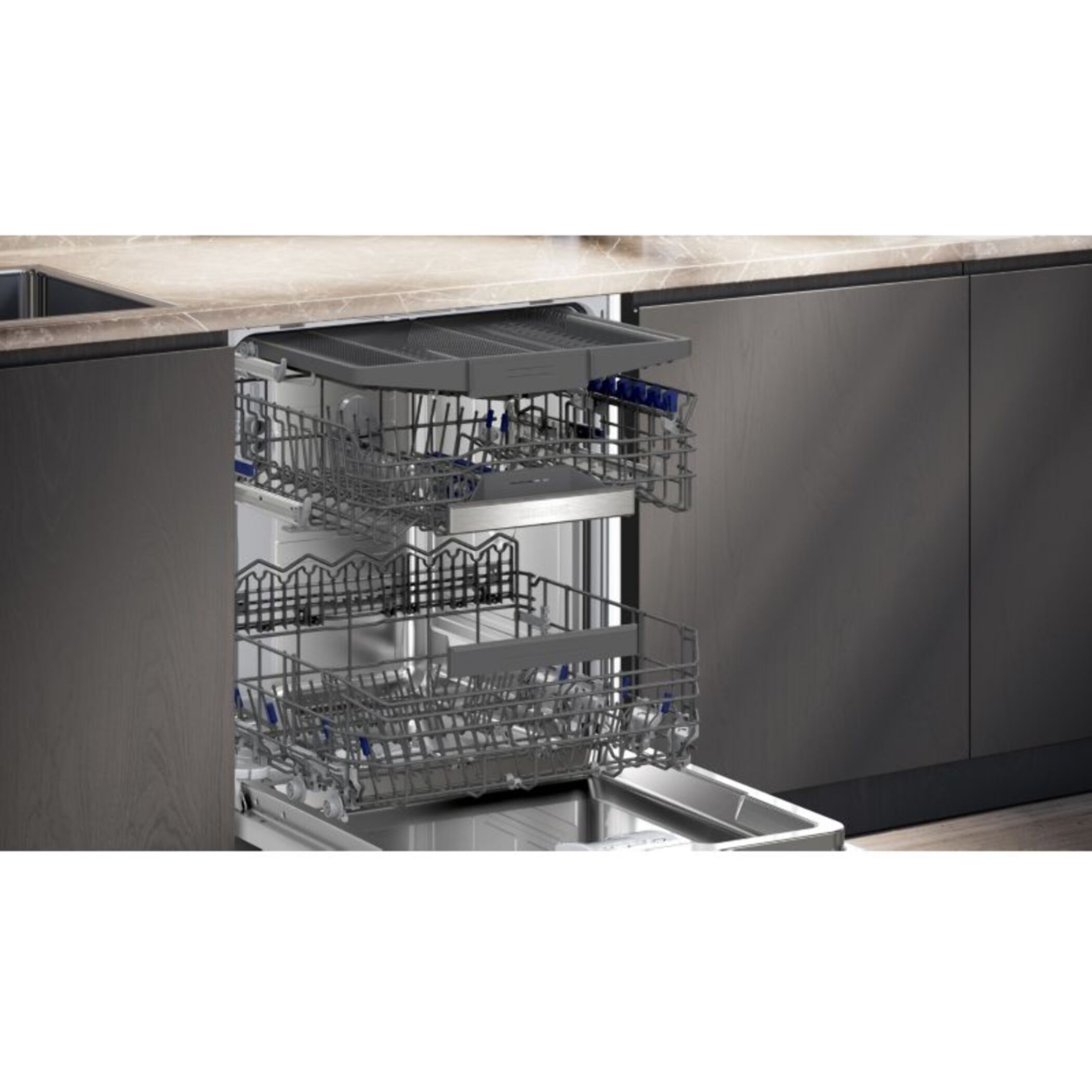 Lave vaisselle encastrable SIEMENS SN95EX12CE, iQ500, glassZone