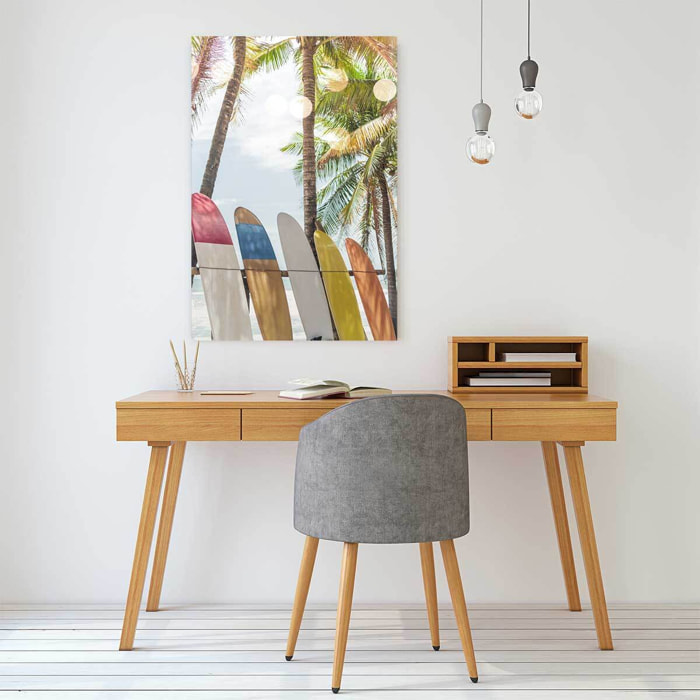 Tableau surf surf et coconut  Toile imprimée