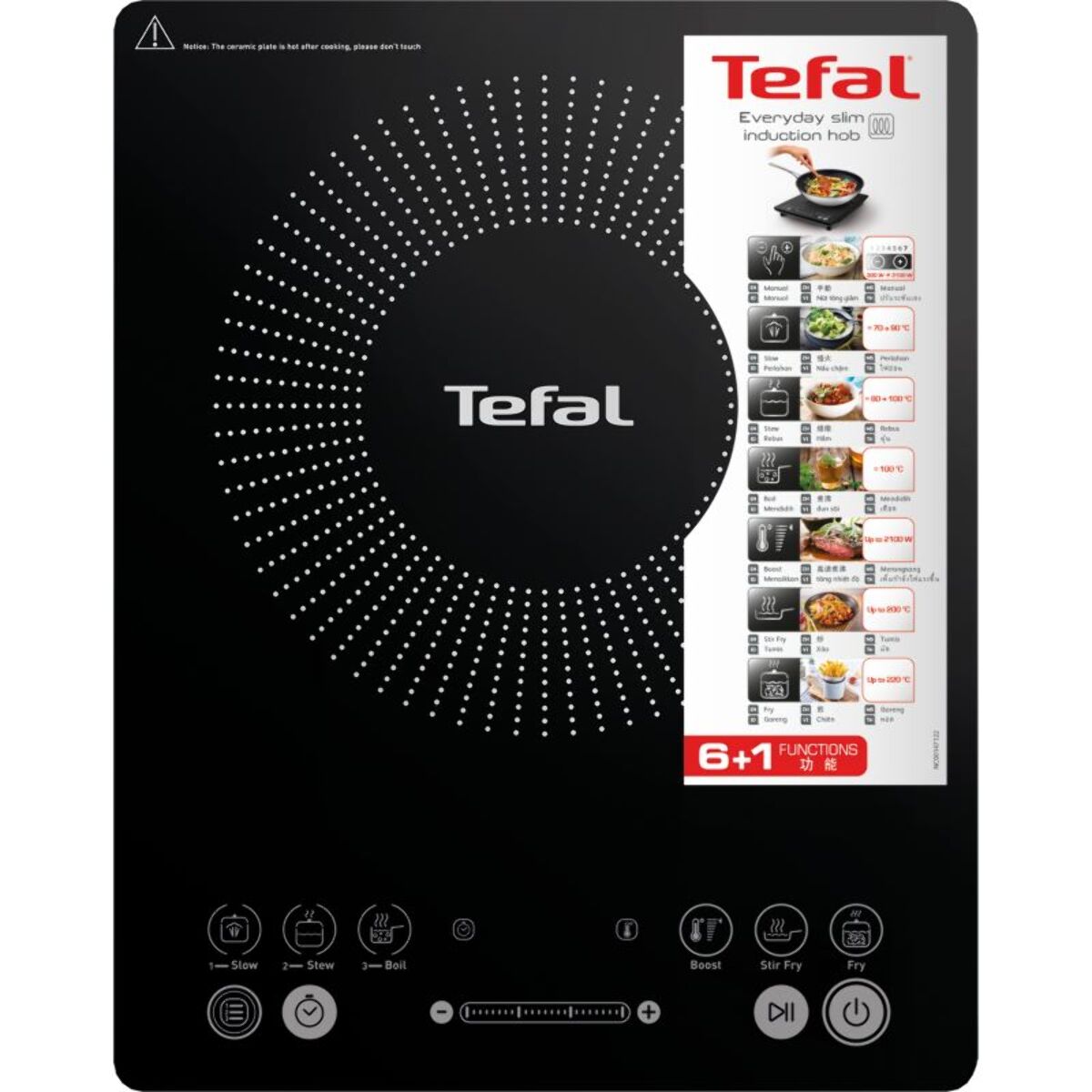 Réchaud induction TEFAL induction Slim IH210801