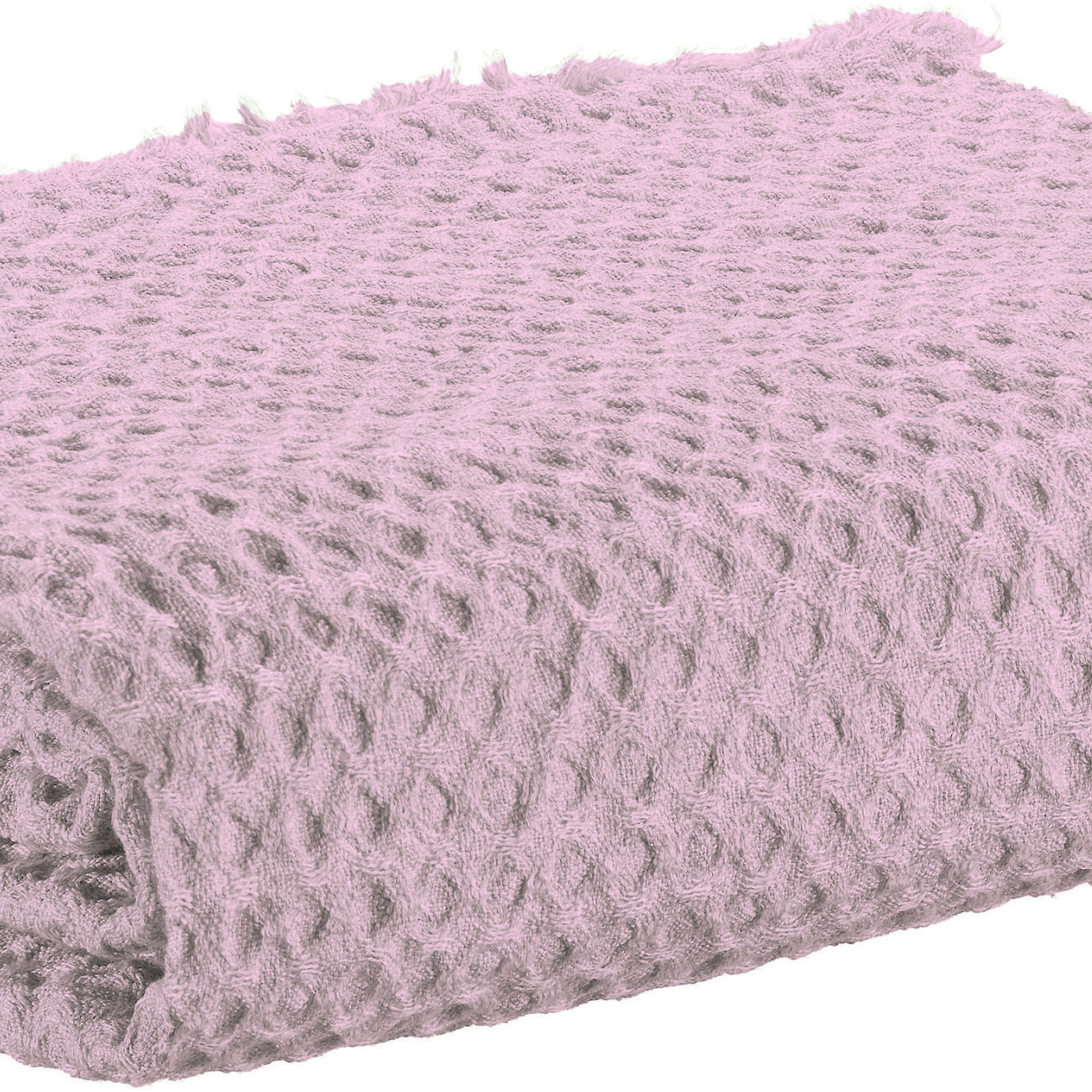 Plaid Jaya 100% Polyester Blush