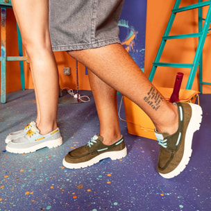 Zapatos 1901 NOBUCK-CANVAS HAWAI/ BIRMINGHAM color Hawai