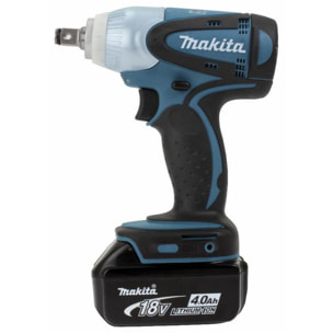 MAKITA atornillador de impacto 18 V Li-Ion 4 Ah 230 Nm - 2 baterías, cargador, maletín - DTW251RMJ