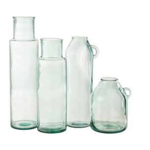 J-Line Vase Cylindre Recycle Verre Large