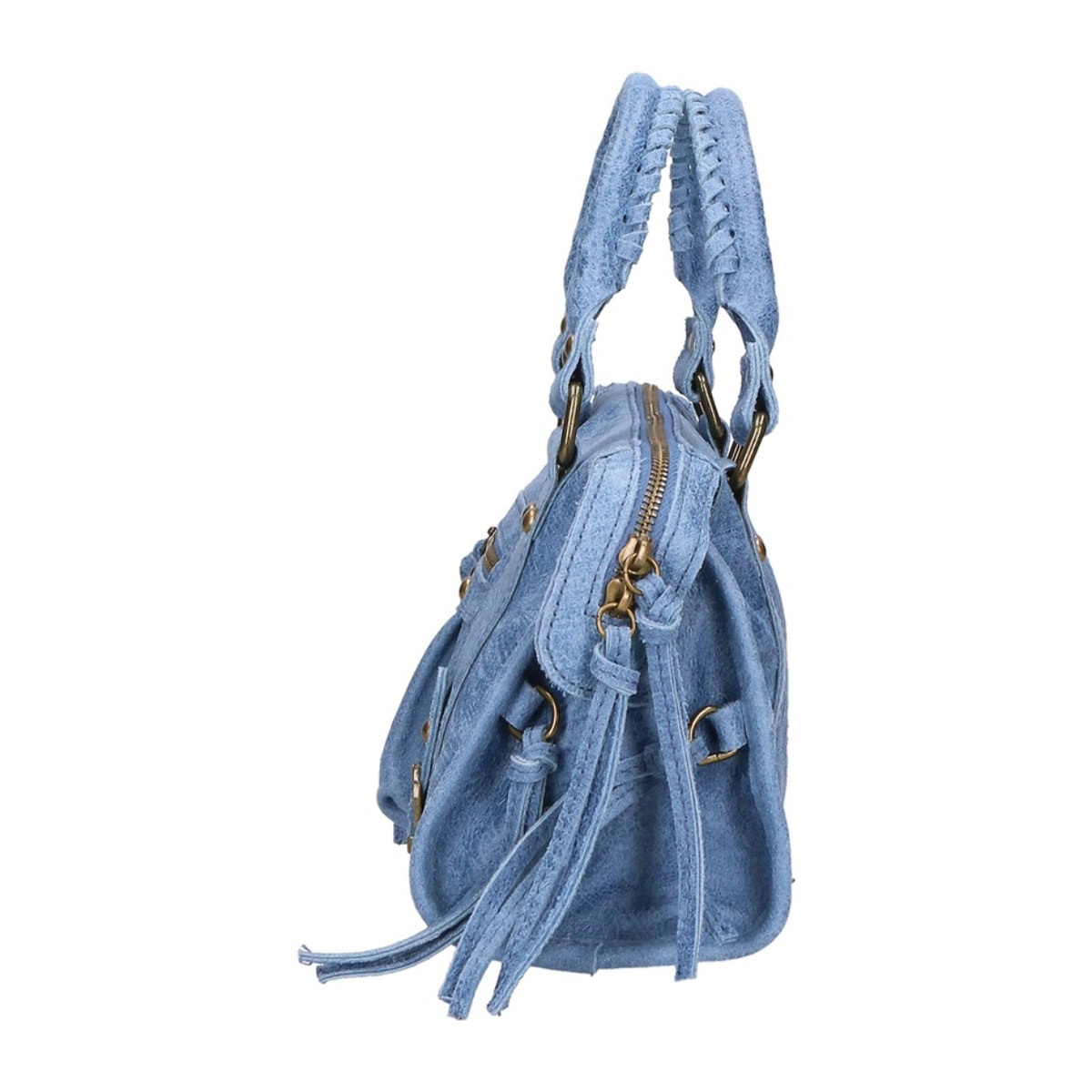 Borsa a spalla da donna - Modello Erisia - Vera pelle - 25.0 x 15.0 x 10.0 cm