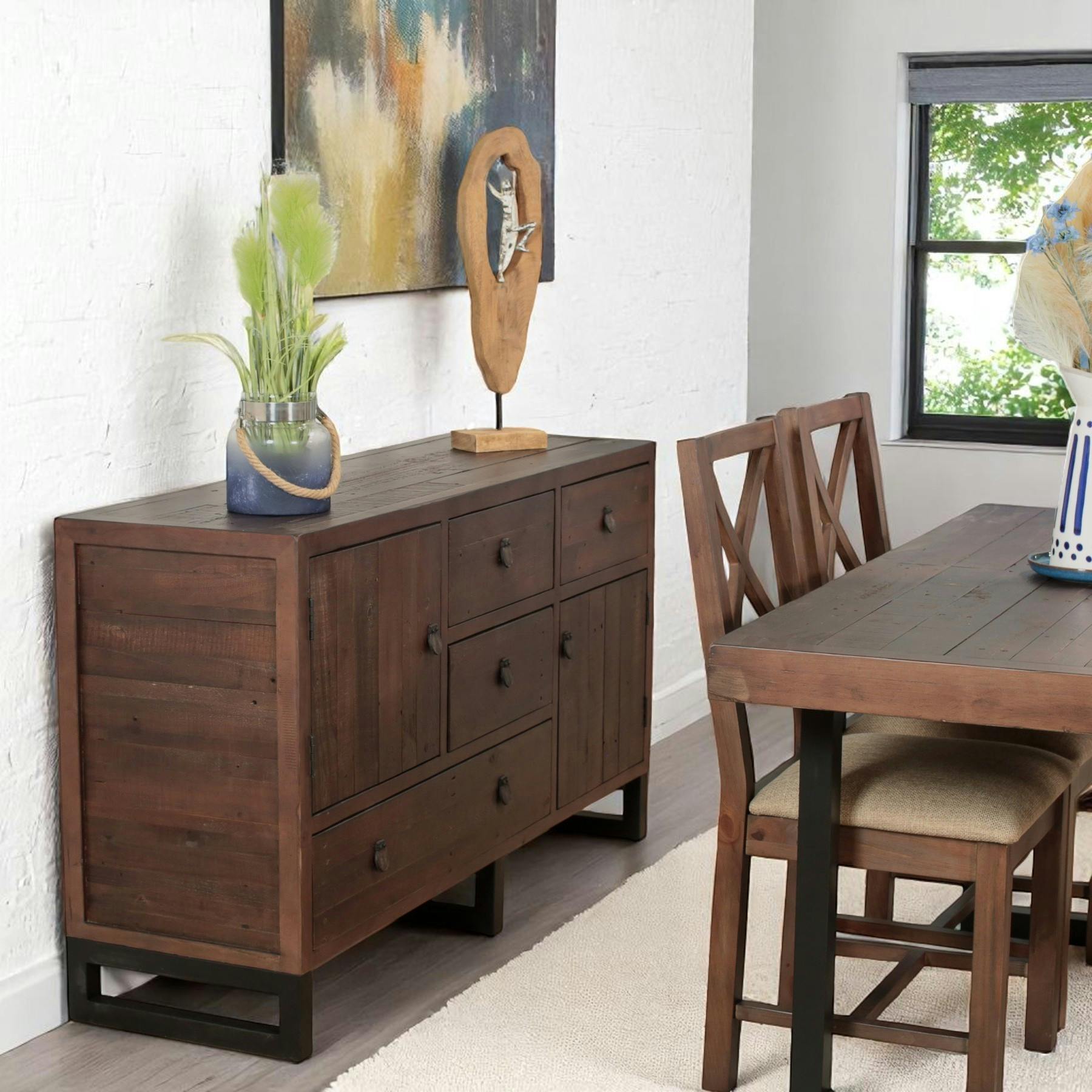 Buffet bas bois recyclé SAMOA