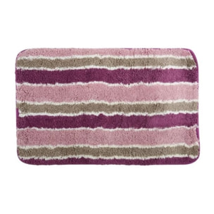 Tapis de bain Microfibre 50x80cm QUITO Rose & Violet MSV