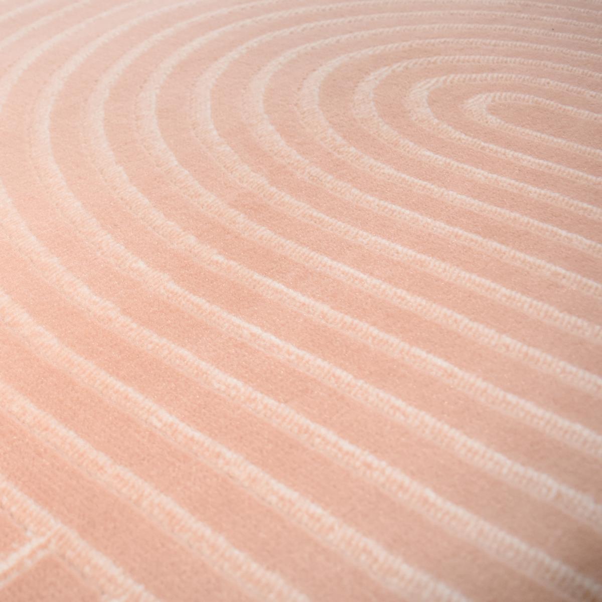 Tapis salon et chambre tissé motif arc-en-ciel COTU