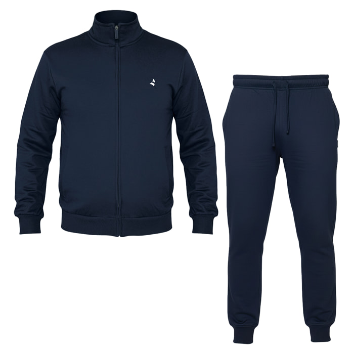 Tuta Uomo NAVIGARE Cotone Felpato Full Zip