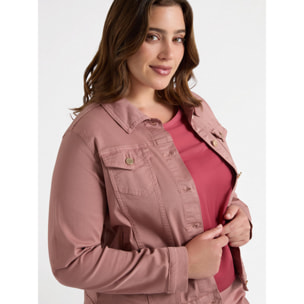Fiorella Rubino - Cazadora casual con botones - Rosa cipria