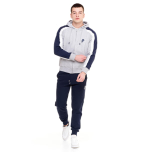 Tuta con cappuccio e zip da uomo New Sporty