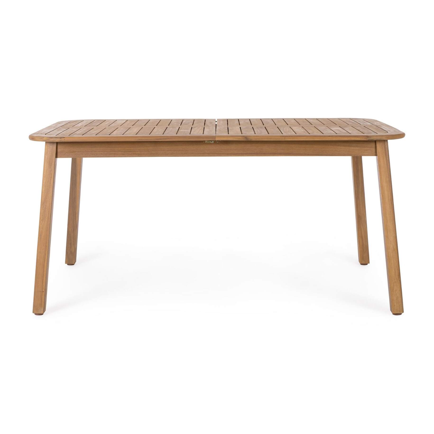 Tavolo allungabile MONSARAZ in legno di acacia effetto teak