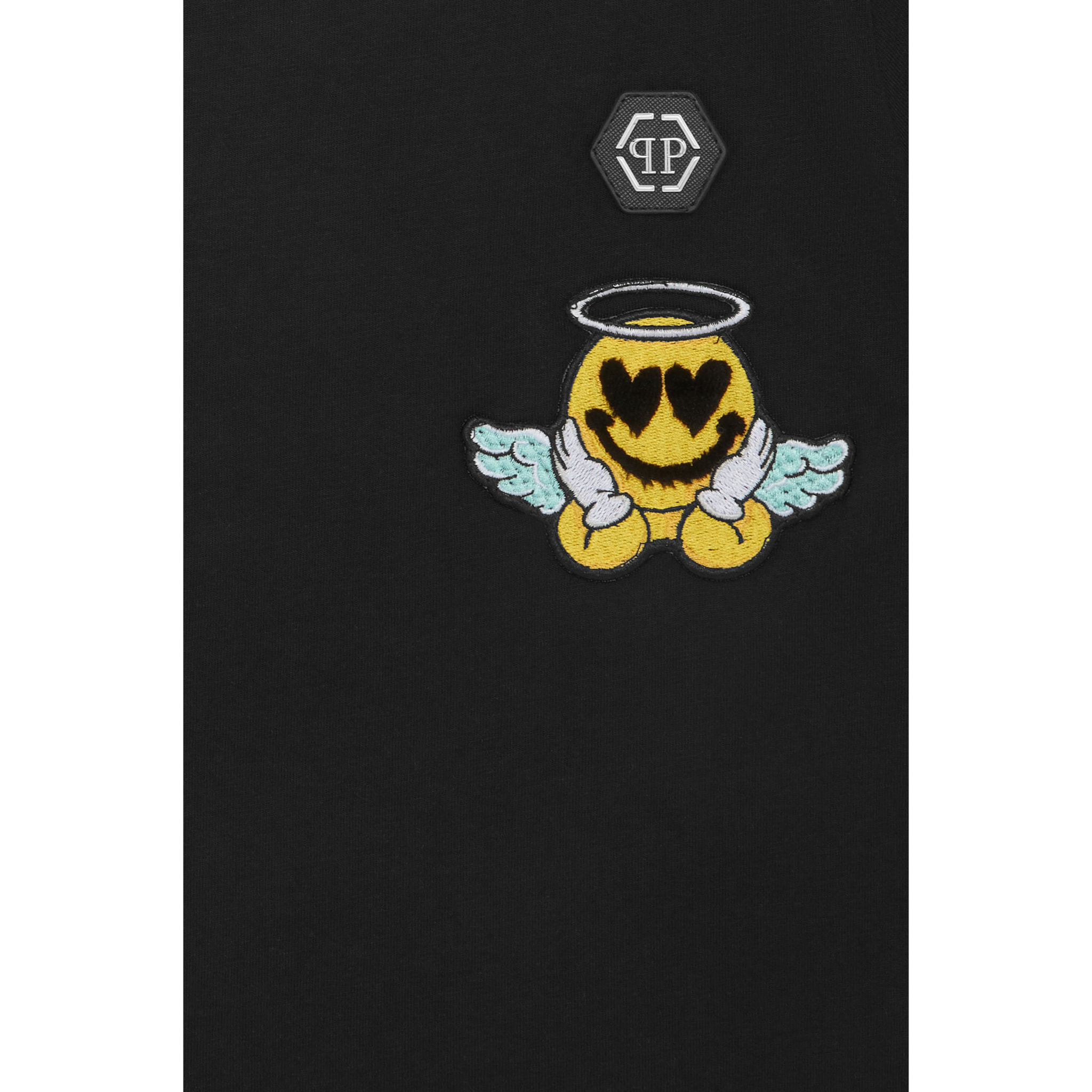 PHILIPP PLEIN T-Shirt Round Neck Ss SMILE