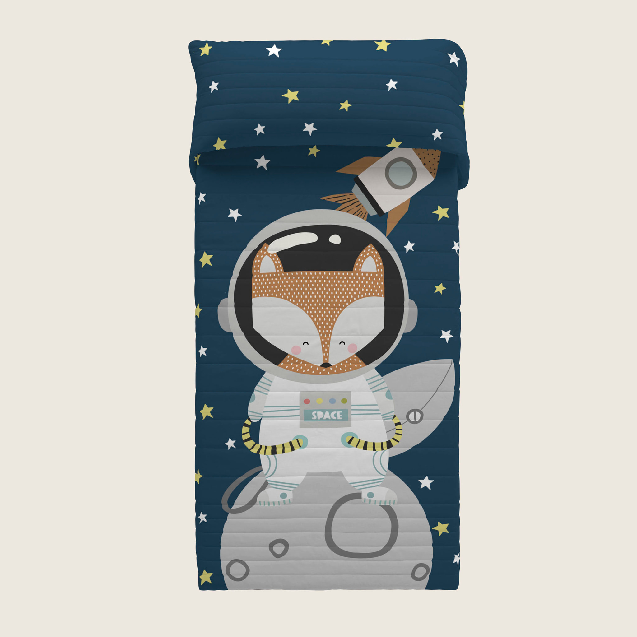 Cool Kids - Colcha Bouti Estampada - 100% Algodón - 70 gr/m² - Neil