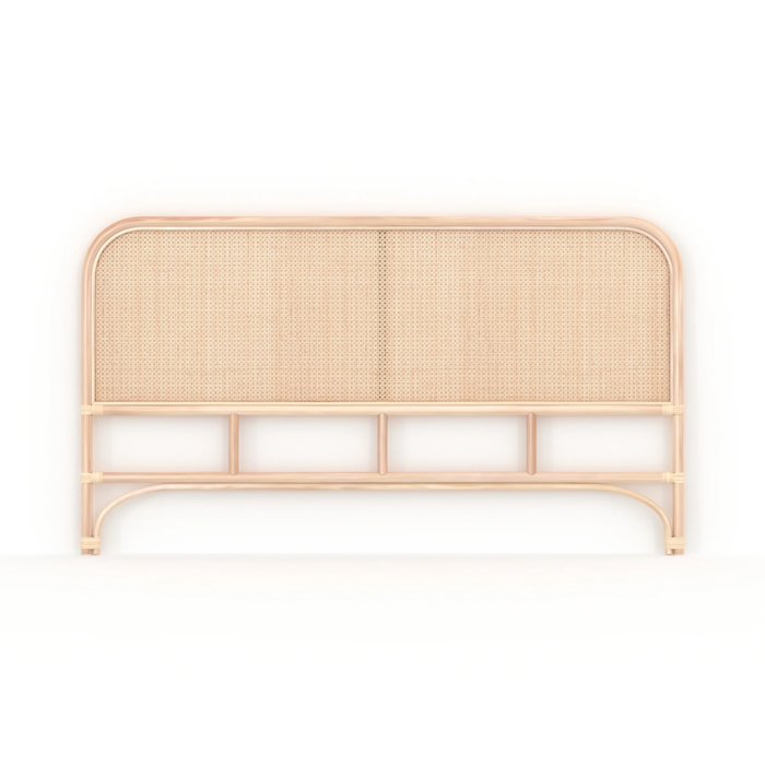 Tête de lit en rotin et cannage 160 cm - Naïra