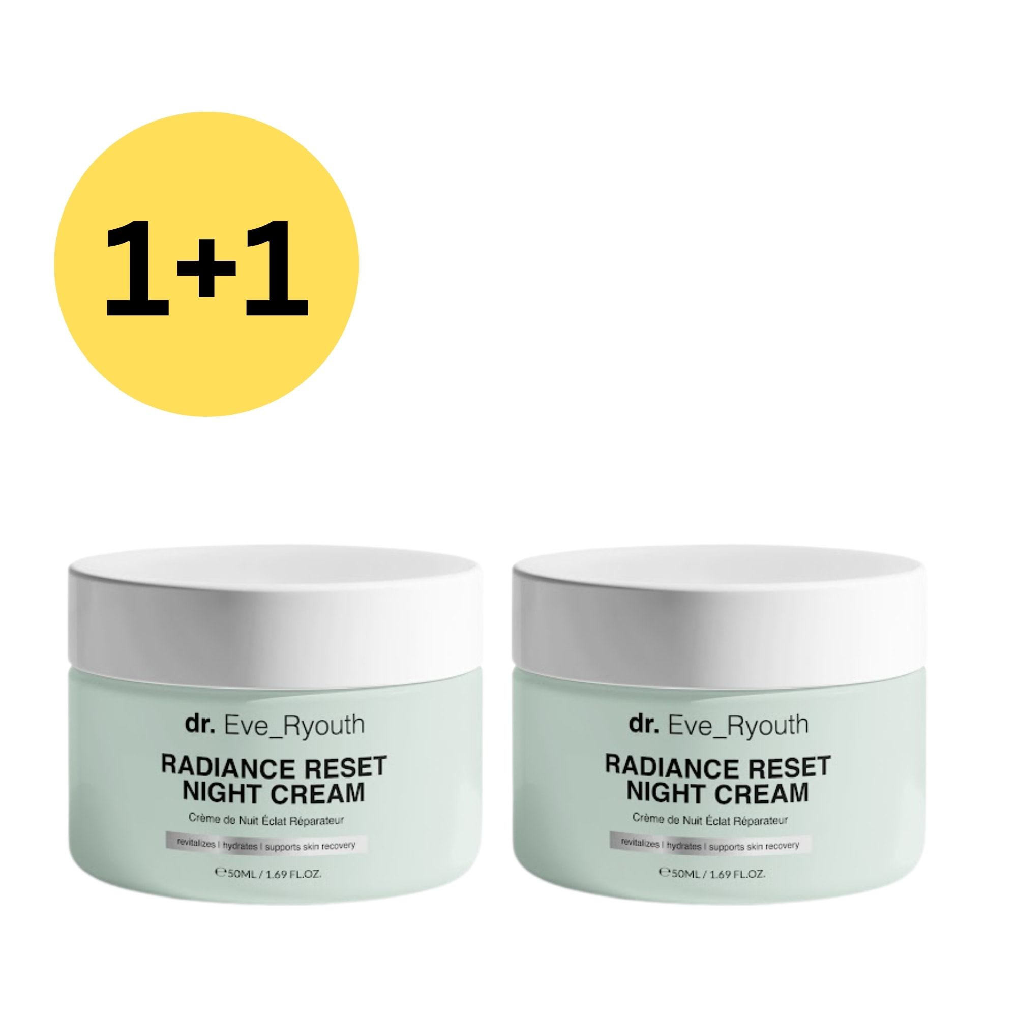 Crema de noche Radiance Reset x2