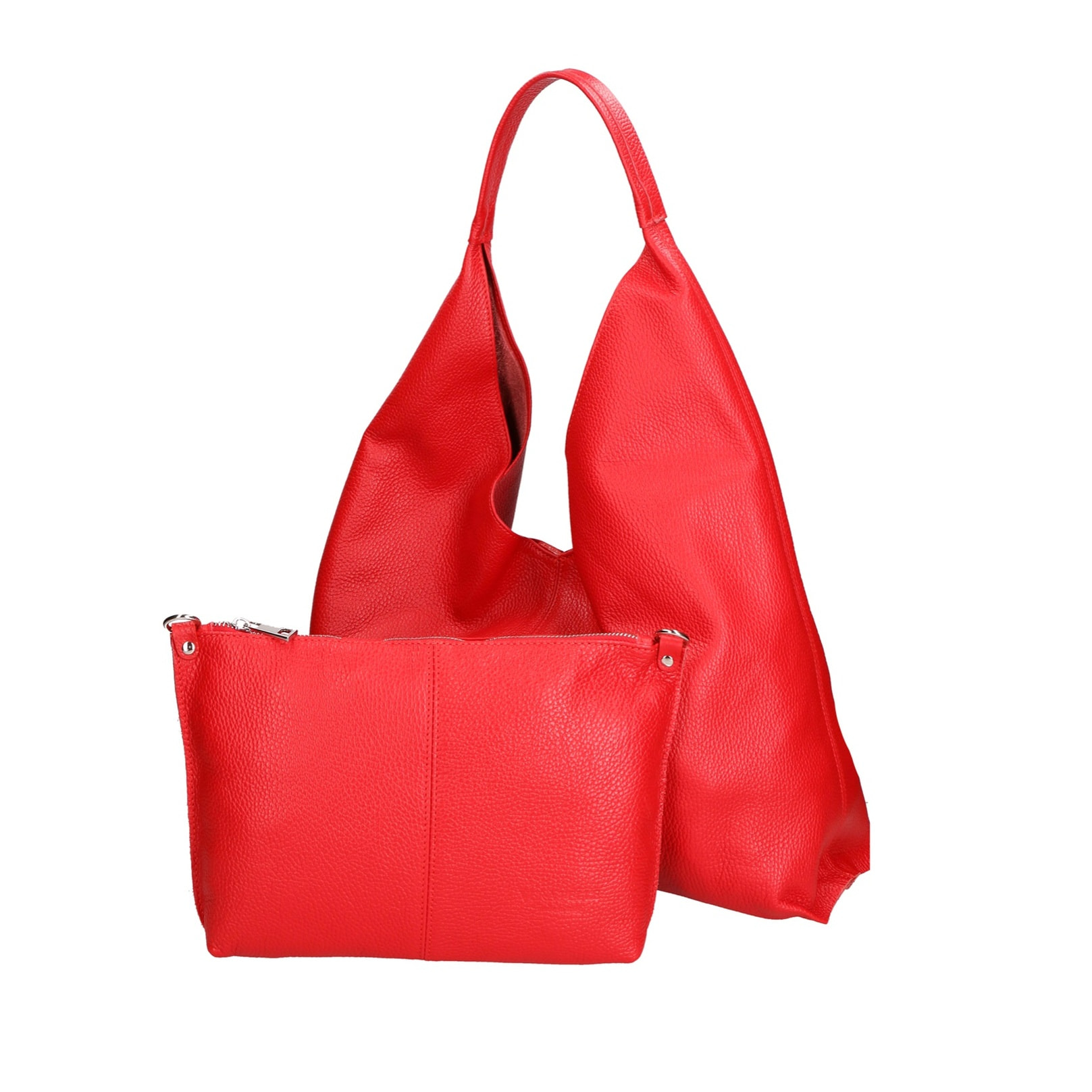 Borsa a spalla da donna - Modello Ginger - Vera pelle - 25.0 x 14.0 x 13.0 cm