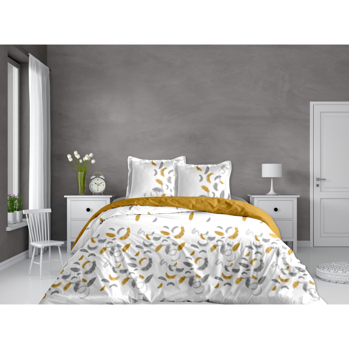 Parure Fashion days Housse de couette 240x220 + 2 Taies - 100% Coton 57 fils - Certifié Oeko-tex